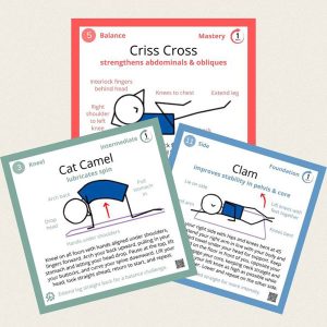 Pilates Matwork Card Deck Created By George Watts