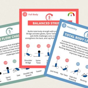 Joseph Pilates Mini Workouts Card Deck George Watts