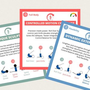 Joseph Pilates Mini Workouts Card Deck 2 Power And Precision