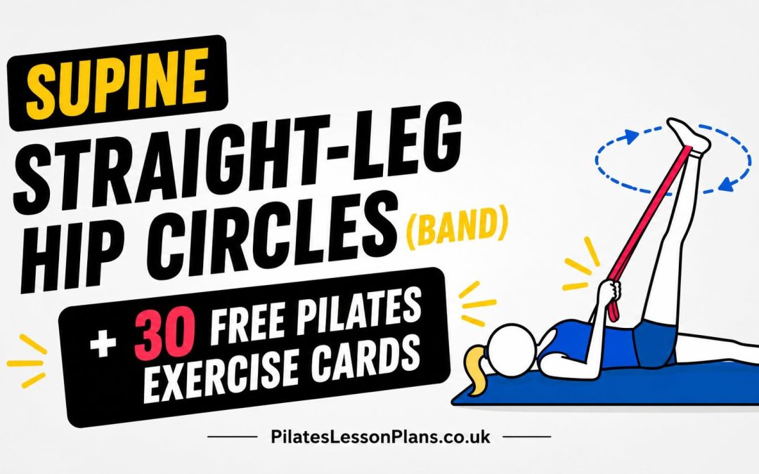 How to do Supine Straight-Leg Hip Circles (Resistant Band)