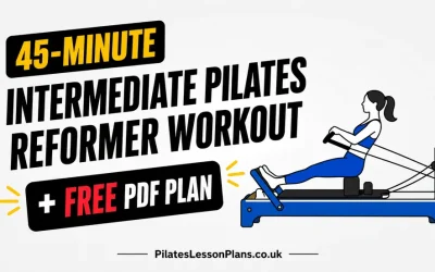 45-Minute Intermediate Pilates Reformer Workout Plan: Free PDF