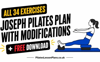Free Downloadable Joseph Pilates Lesson Plan: All 34 Exercises With Modifications