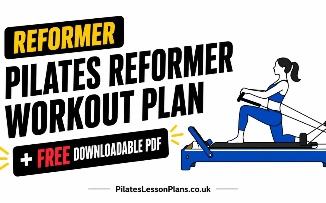 Pilates Reformer Workout Plan: Free Downloadable PDF